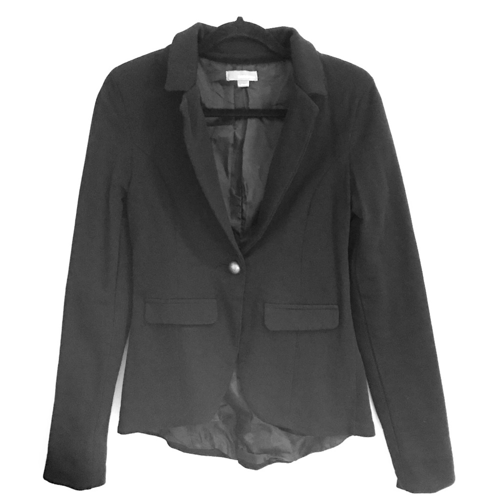 Black High Low blazer